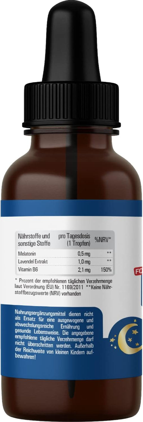 Vihado Melatonin-Tropfen, 1000 Tage, 50 ml (1000 Tropfen)