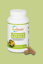Vihado Löwenzahn Kapseln – naturbelassenes Löwenzahnwurzel Pulver in pflanzlichen Kapseln – bewährtes Nahrungsergänzungsmittel – 120 Kapseln