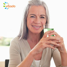 Vihado flüssige Chlorophyll Tropfen aus reinem Alfalfa - Lebenselexier mit energetisiertem Quellwasser ohne Zusatzstoffe, 50 ml (1.500 Tropfen)