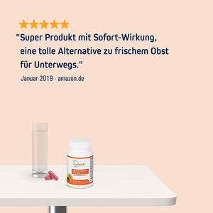 Vihado Obst Extrakt – Best of Fruits mit Pflaume, Cranberry, Apfel, Dattel, Bormbeere – Obst-Extrakte und Acerola mit Vitamin C – 60 Kapseln