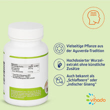 Vihado Ashwagandha Kapseln – vegane Kapseln mit Ashwagandha Extrakt – hochdosiert mit 250 mg – für innere Balance – 90 Kapseln (34,6 g)