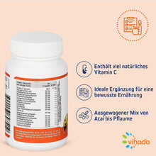 Vihado Obst Extrakt – Best of Fruits mit Pflaume, Cranberry, Apfel, Dattel, Bormbeere – Obst-Extrakte und Acerola mit Vitamin C – 60 Kapseln
