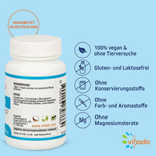 Vihado Eisen Kapseln – hochdosiertes Eisen gegen Müdigkeit – mit Vitamin C für erhöhte Eisenaufnahme und Vitamin B12 und Biotin – 90 Kapseln