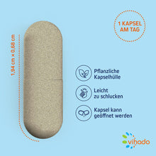 Vihado Eisen Kapseln – hochdosiertes Eisen gegen Müdigkeit – mit Vitamin C für erhöhte Eisenaufnahme und Vitamin B12 und Biotin – 90 Kapseln