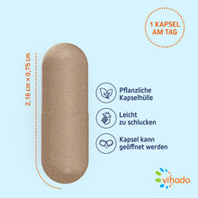 Vihado Augen und Sehkraft Vitamine – mit Lutein, Beta Carotin, Vitamin A und Zink – Nahrungsergänzungsmittel für die Augen – 60 Kapseln (30,2 g)