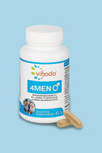 Vihado 4Men Kapseln – Testosteron-Spiegel und Fruchtbarkeit mit Zink – Nahrungsergänzungsmittel für Männer mit L-Arginin – 60 Kapseln (45,7 g)